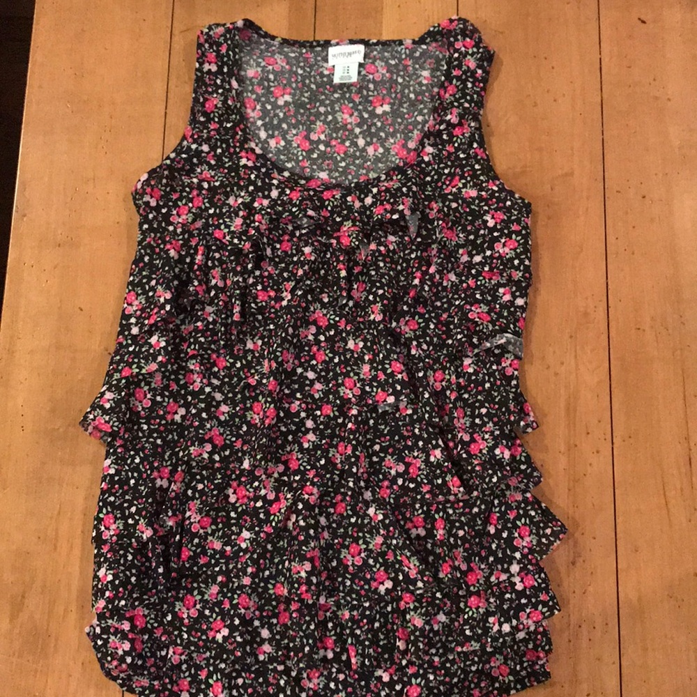 Motherhood maternity ruffle tank